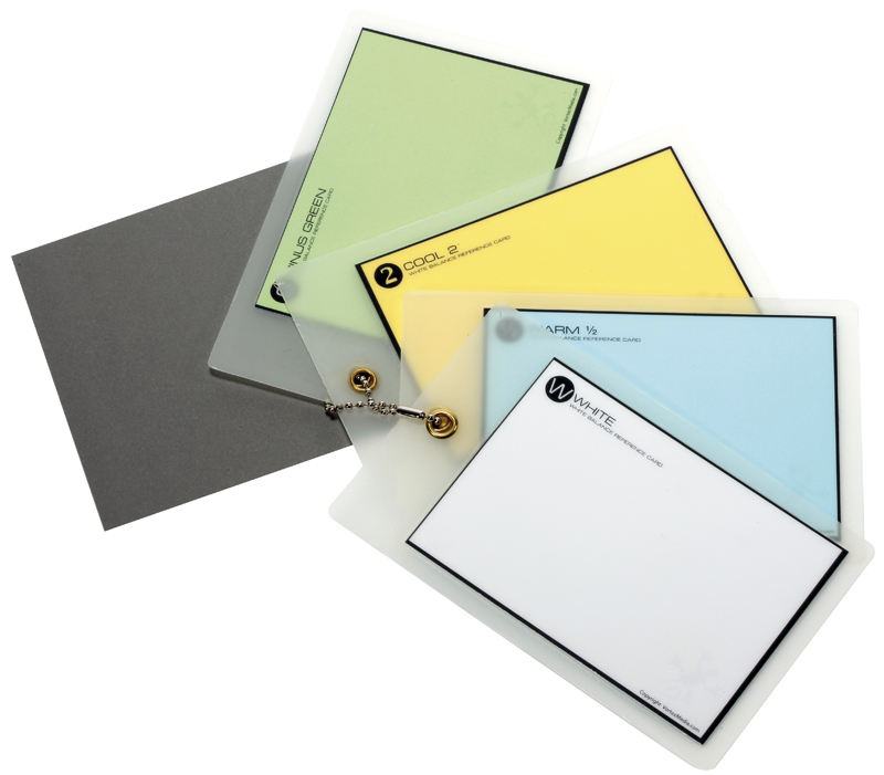 white balance cards