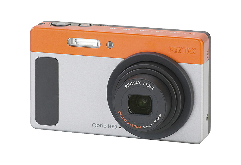 Pentax H90 review product shot image front side