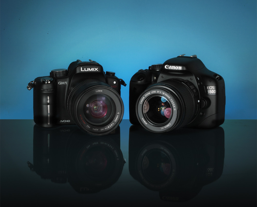 Canon EOS 550D vs Panasonic Lumix GH1