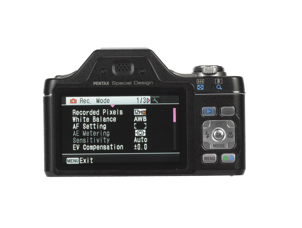 Pentax i-10 review product image rear back