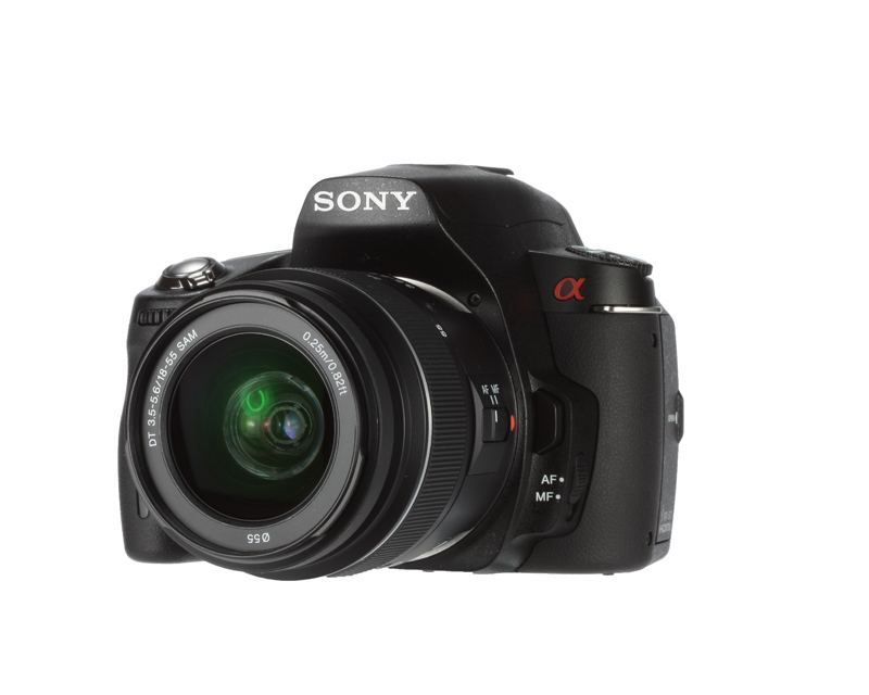 Sony a390 product image front angle side