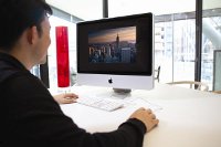 Computer set-up for photography