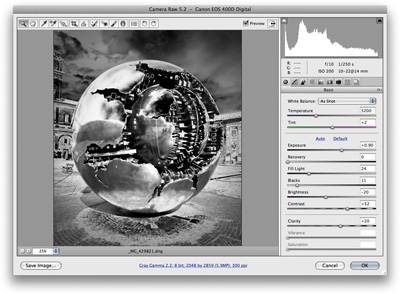 Black and white solarisation with Photoshop