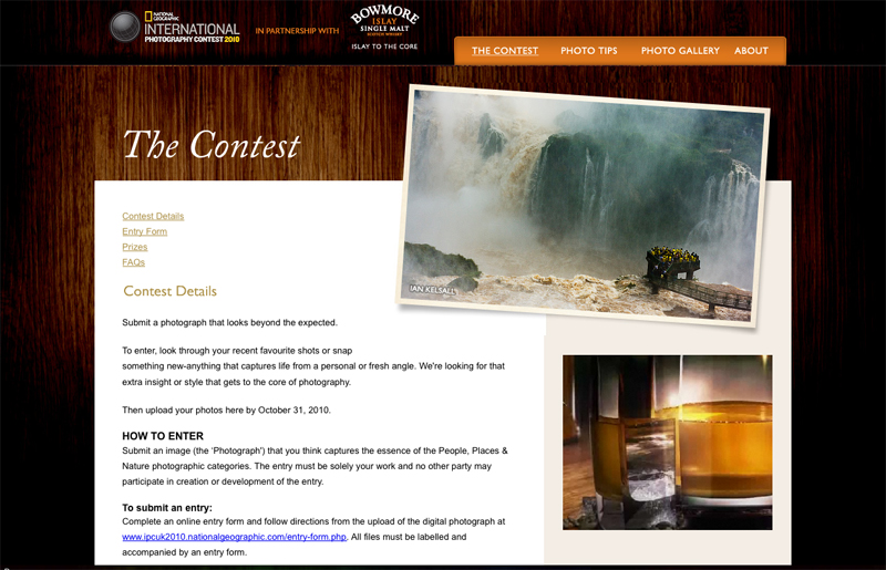 National Geographic Bowmore photography competition