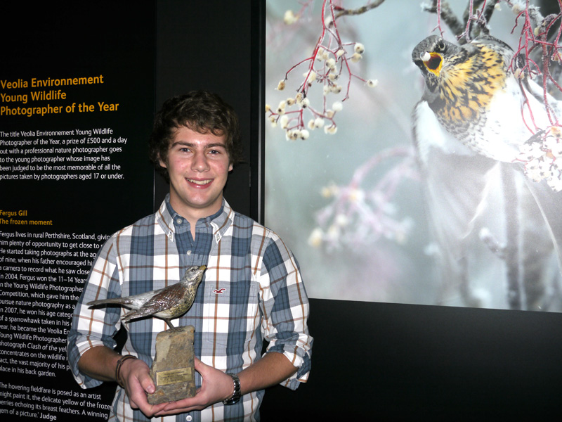 Interview with Young Wildlife Photographer of the Year Fergus Gill
