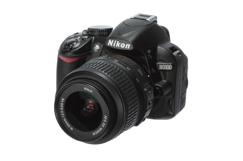Nikon D3100 product image front angle
