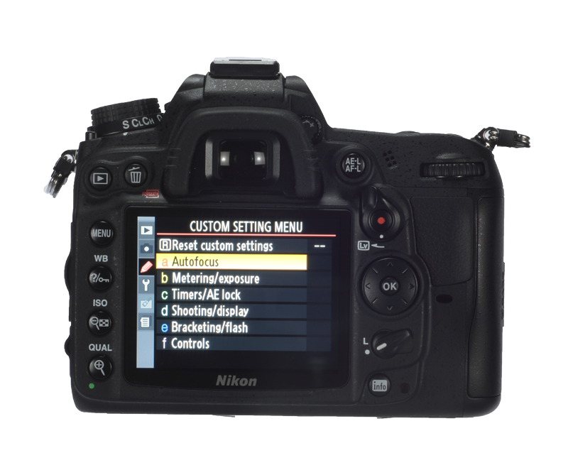 Nikon D7000 product image rear back