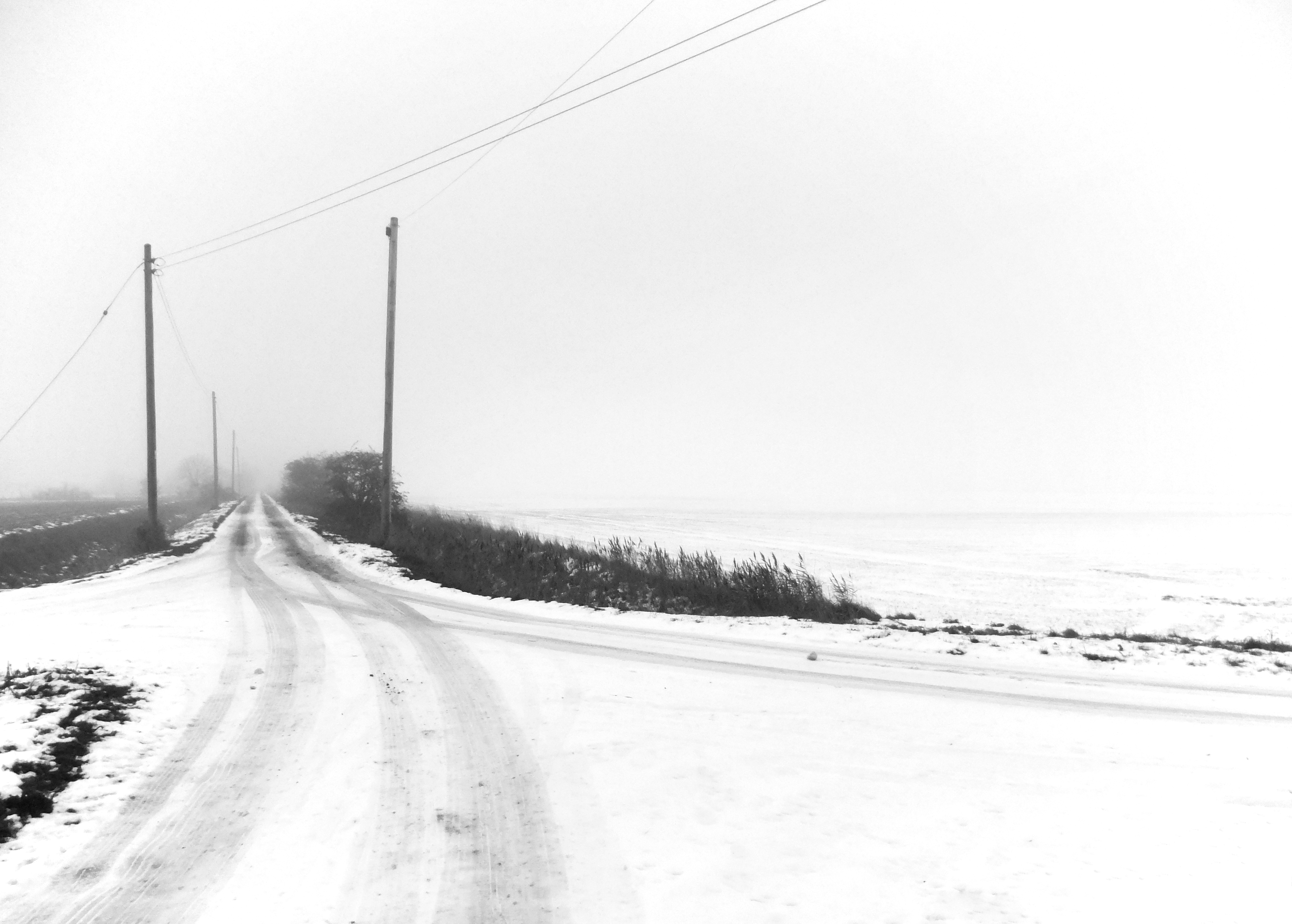 Fujifilm Finepix JZ500 sample image - snow road