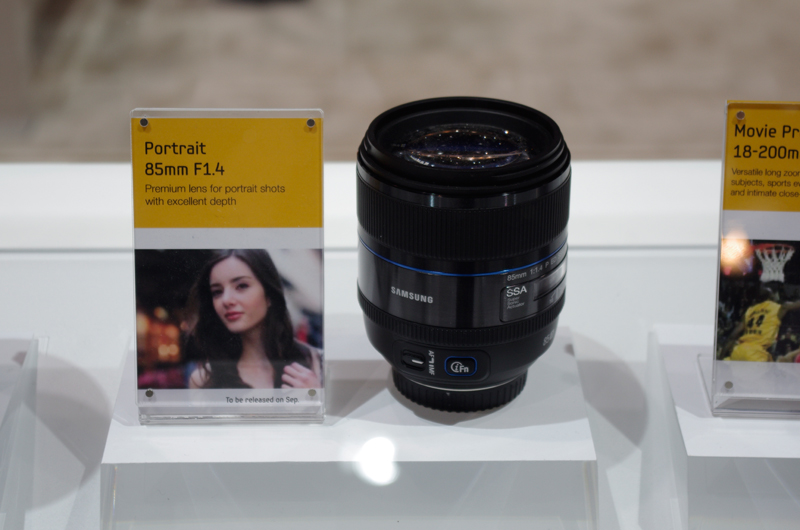 Samsung NX 85mm Portrait lens