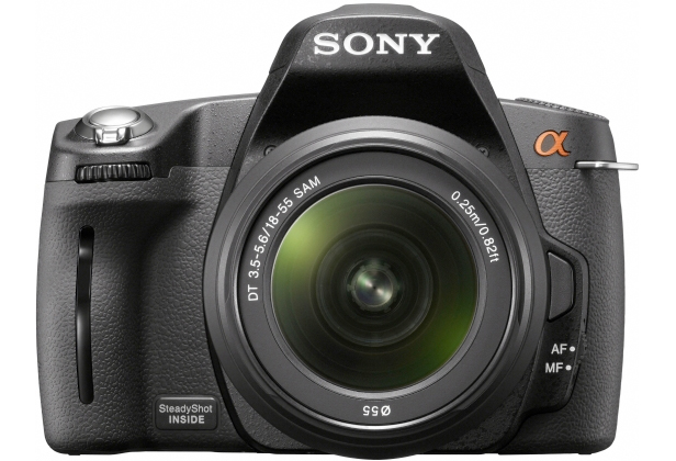 Sony Alpha A290 product image front on
