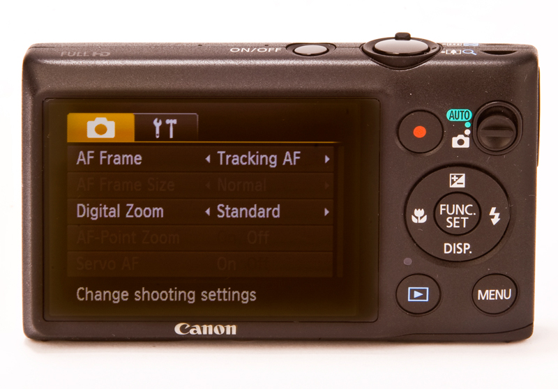 Canon IXUS 220 HS back