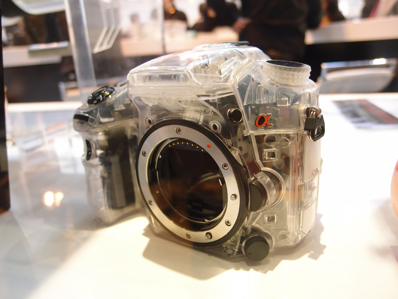 Sony Alpha A77 DSLR / SLT mock-up Focus on Imaging 2011