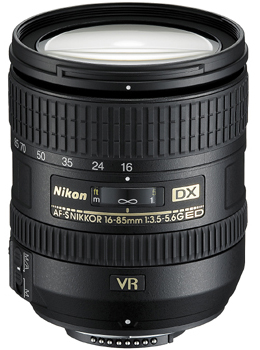 Nikkor 16-85mm f/3.5-5.6G ED VR AF-S DX
