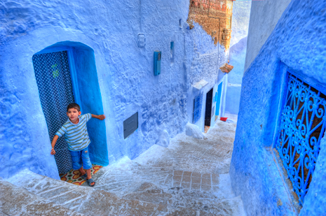 The blue city