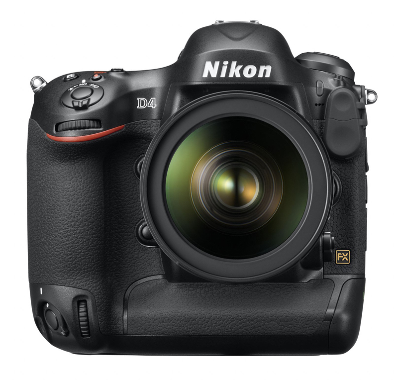 Nikon D4 front view
