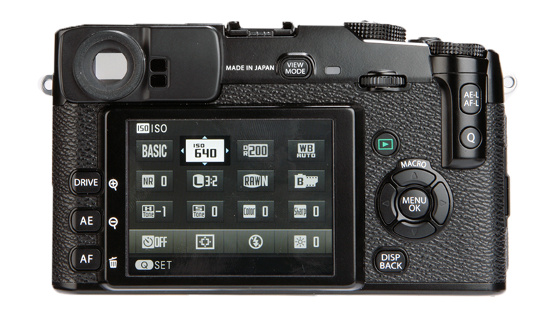 Fujifilm X-Pro1 rear back
