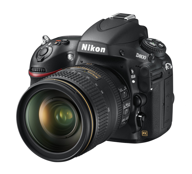 Nikon D800 front quarter