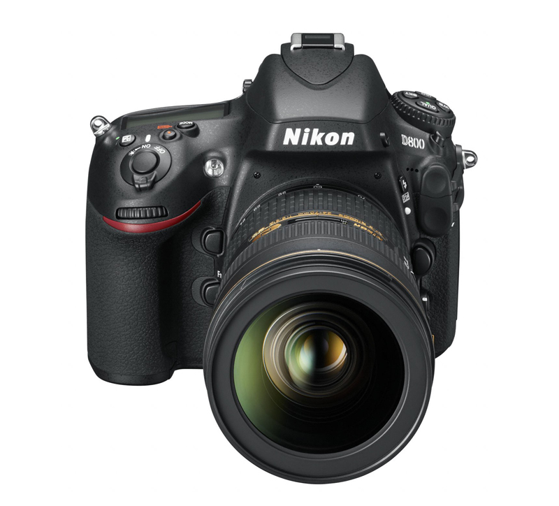 Nikon D800 top angle