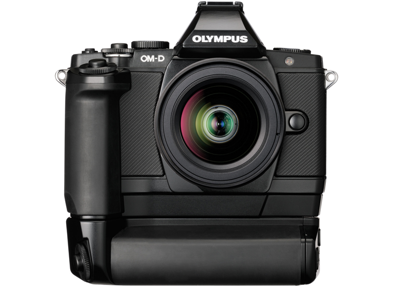 Olympus OM-D E-M5 front grip