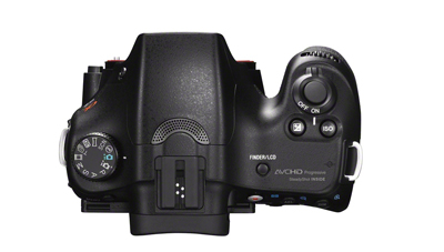 Sony Alpha A57 Top