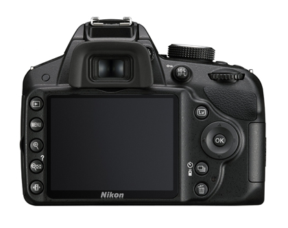 Nikon D3200 product sample image rear back
