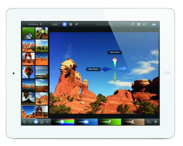 iPhoto on an ipad
