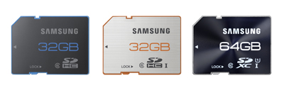 Samsung SD cards