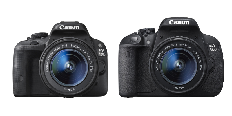 Canon EOS 100D vs 700D