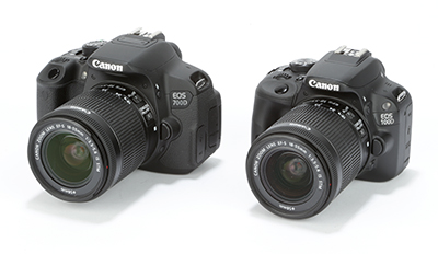 Canon EOS 100D vs 700D