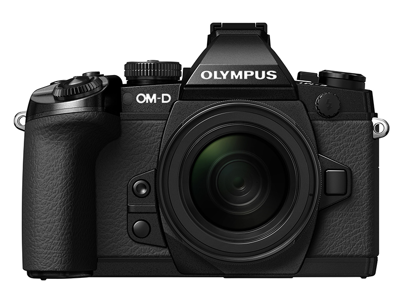 Olympus OM-1 E-M1 front view