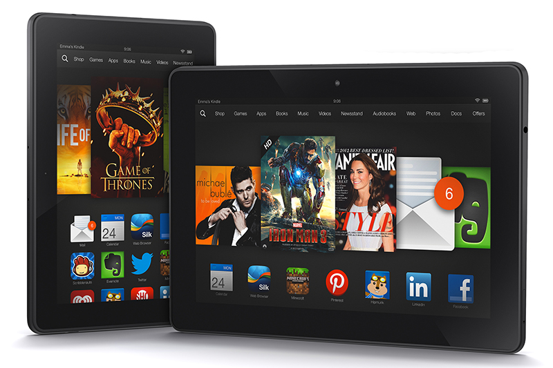 Amazon Kindle Fire HDX range