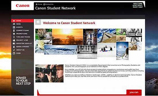 Canon Student Network